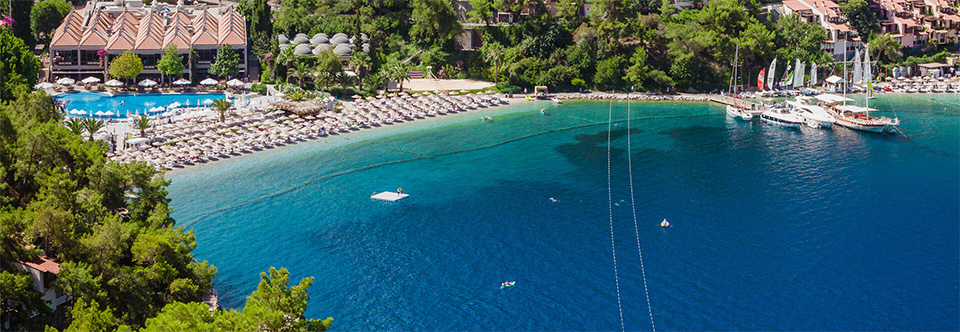Основной пляж отеля Hillside Beach Club 5*