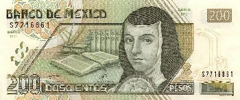 Купюра в 200 мексиканских песо